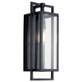 Goson One Light Outdoor Wall Mount in Black