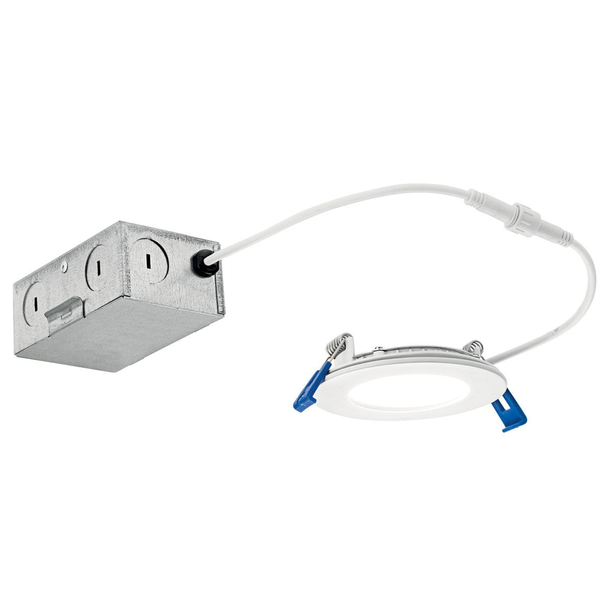 Direct To Ceiling Slim LED Downlight in Textured White