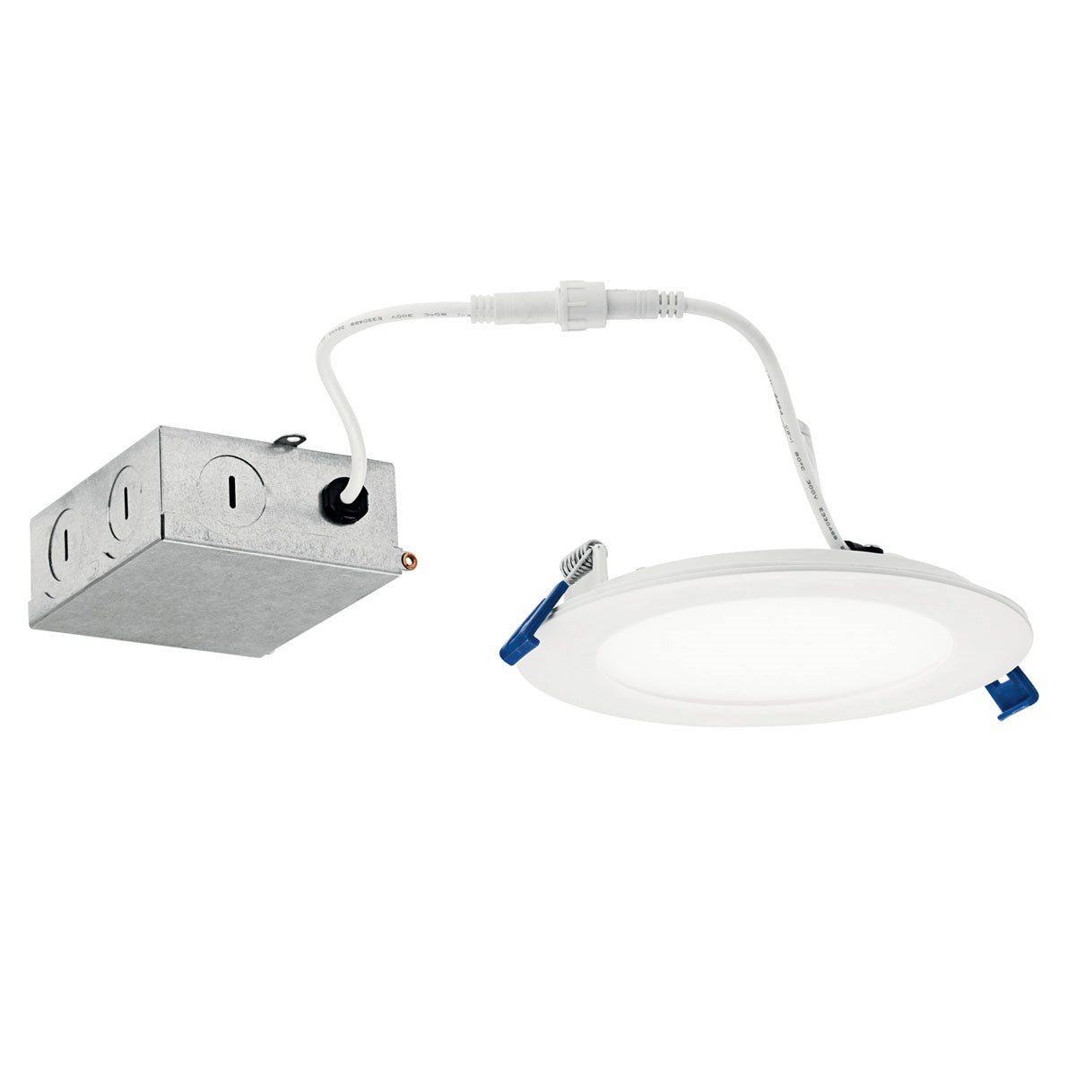 Direct To Ceiling Slim LED Downlight in Textured White