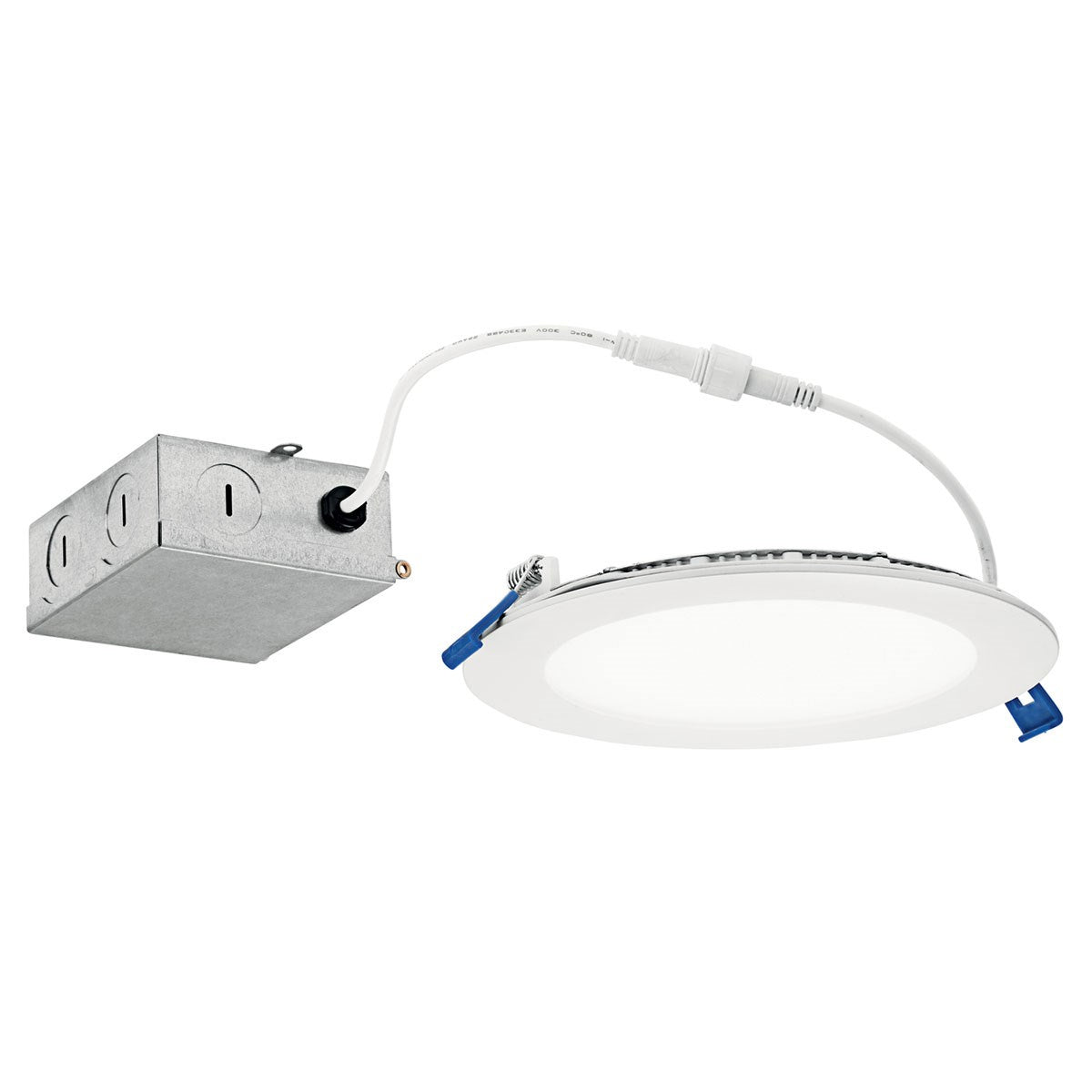 Direct To Ceiling Slim LED Downlight in Textured White