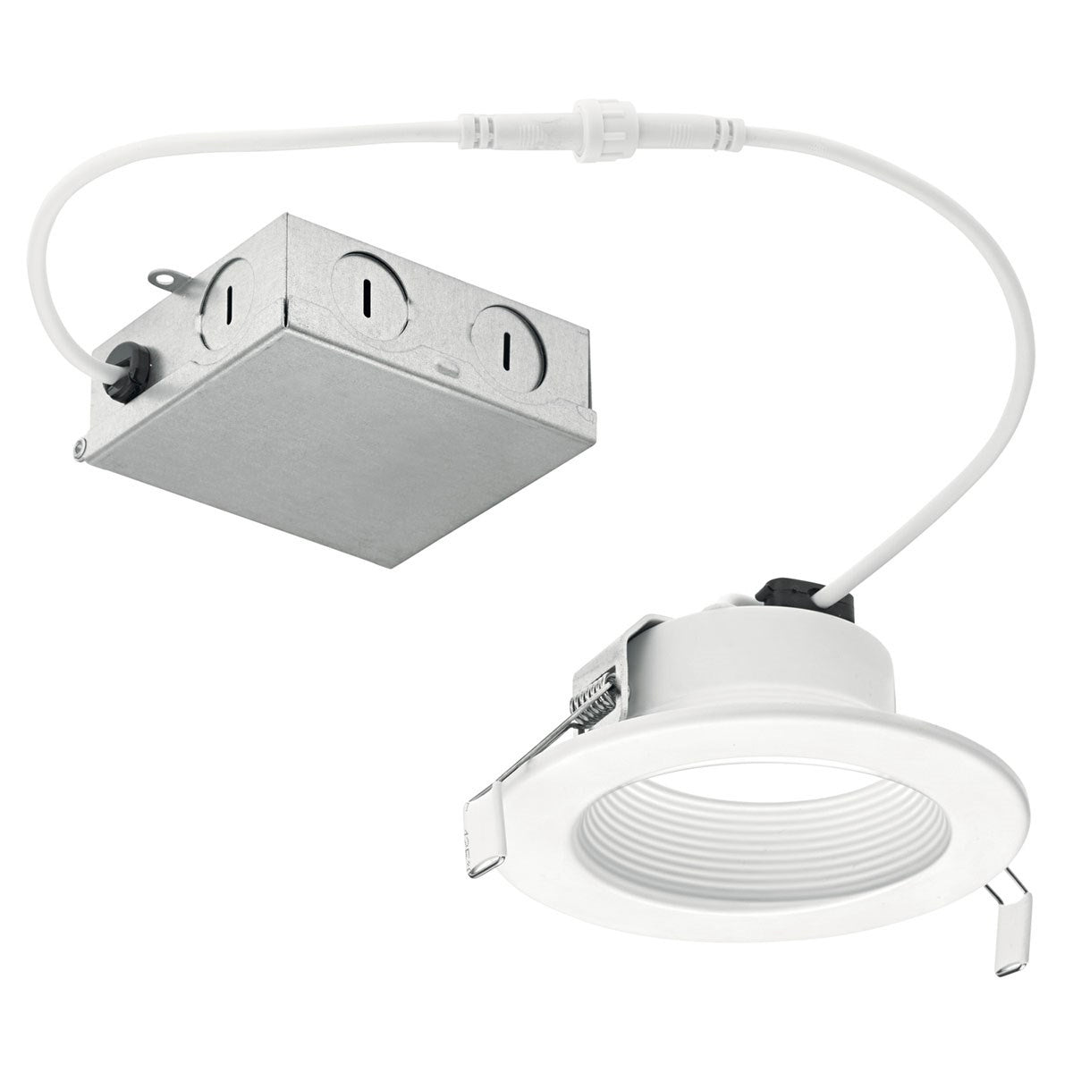 Direct To Ceiling Recessed LED Downlight in Textured White