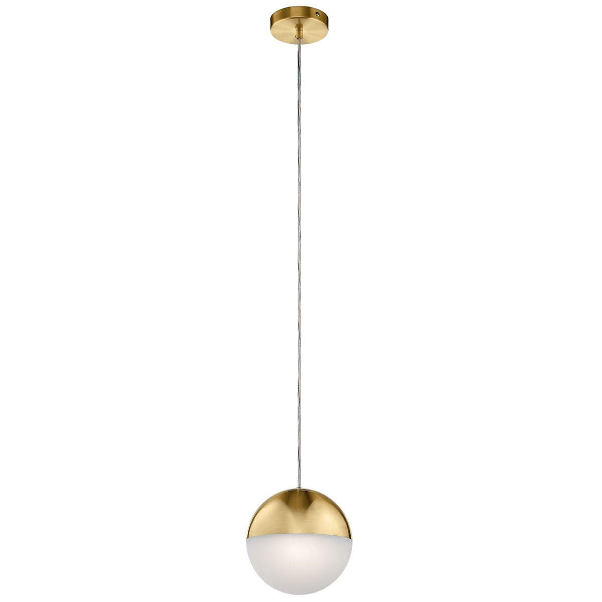 Moonlit LED Mini Pendant in Champagne Gold
