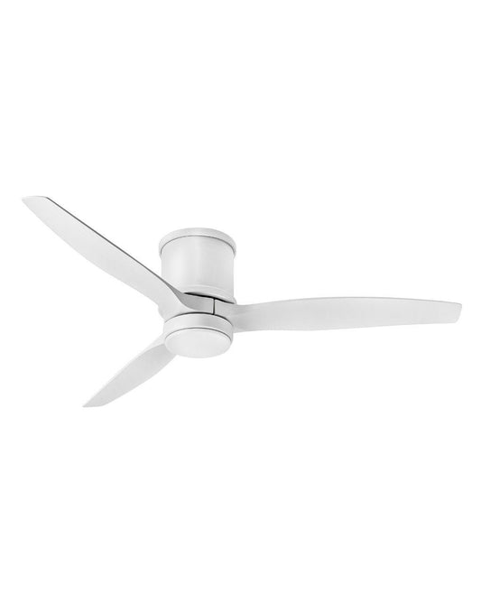 Hover Flush 52"Ceiling Fan in Matte White