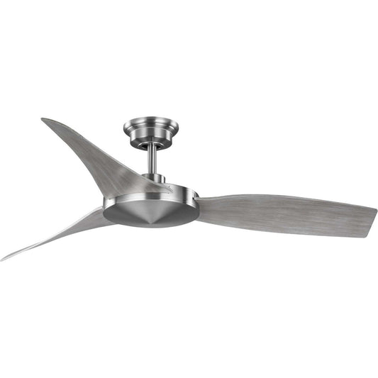 Progress Lighting - P250071-009 - 54" Ceiling Fan - Spicer - Brushed Nickel