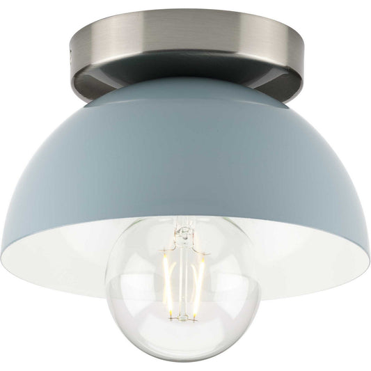 Eva One Light Flush Mount in Coastal Blue