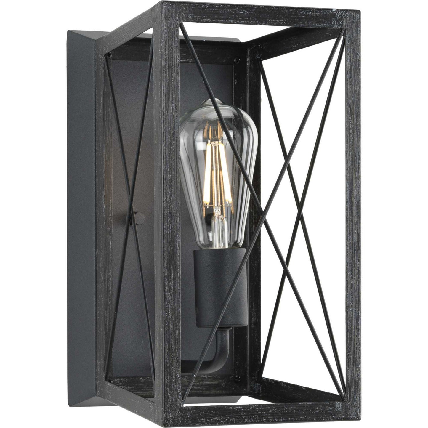 Briarwood One Light Wall Sconce in Textured Black
