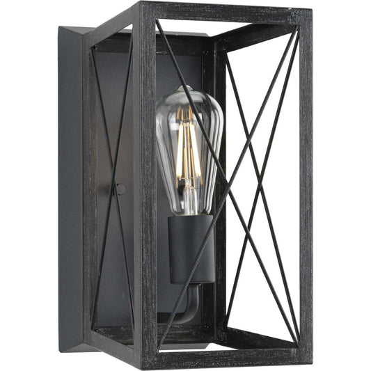 Briarwood One Light Wall Sconce in Textured Black