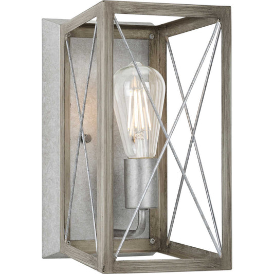 Briarwood One Light Wall Sconce in Galvanized