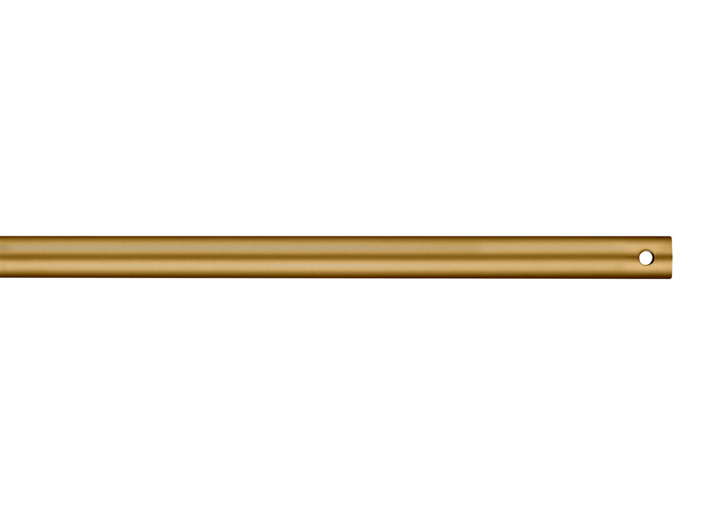 Universal Downrod in Burnished Brass