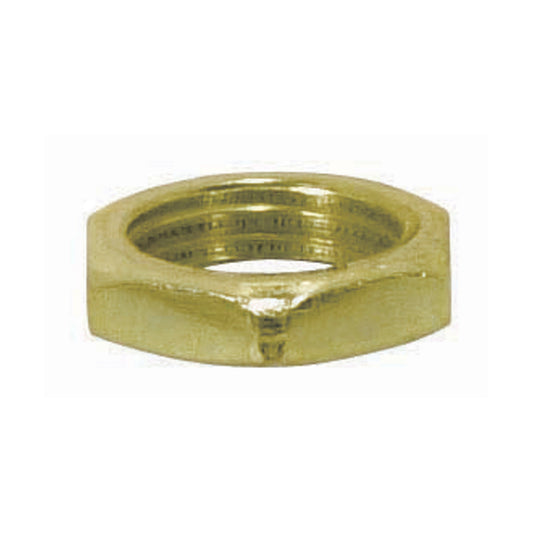 (4-Pack) Locknut in Brass Plated