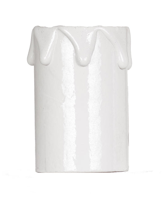 (4-Pack) Candle Cover in White