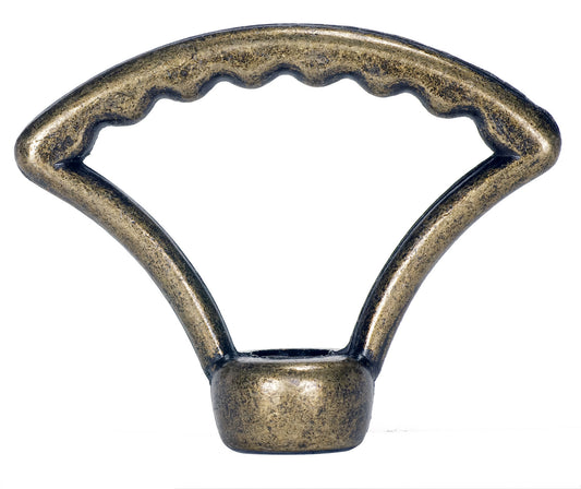 (4-Pack) 2" Die Cast Fixture Loops in Antique Brass