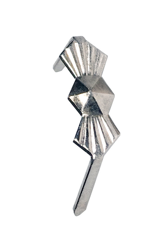 (4-Pack) Bow-Tie Clip in Silver