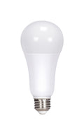 (4-Pack) Satco S11330 20W LED A21 A-Shape Bulb, E26 Base, 3000K, 2000 Lumens, Frost