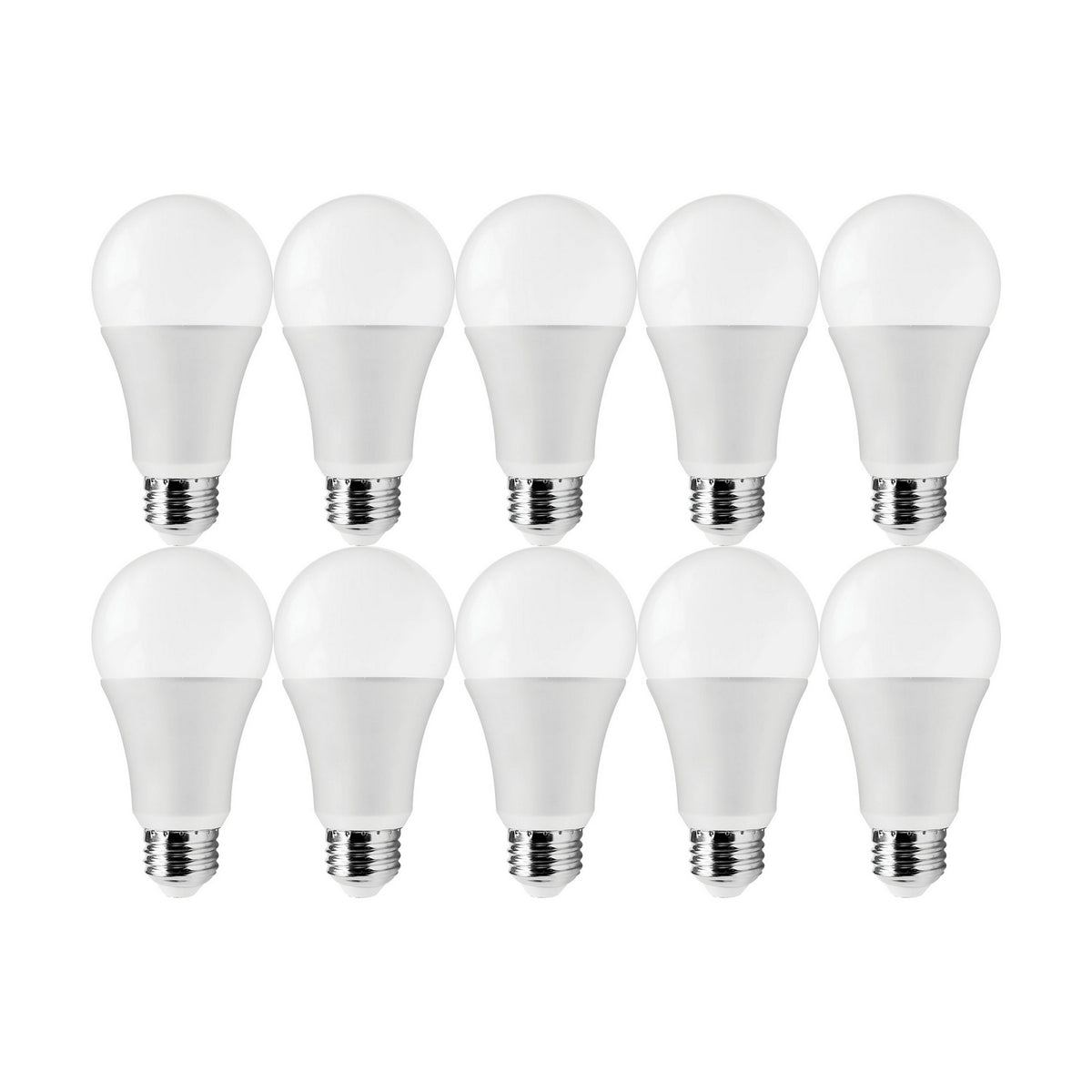 (4-Pack) Satco S11418 14W LED A19 A-Shape Bulb, E26 Base, 3000K, 1520 Lumens, Frost