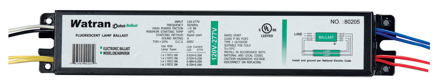 Satco - S5260 - Universal Voltage Ballast