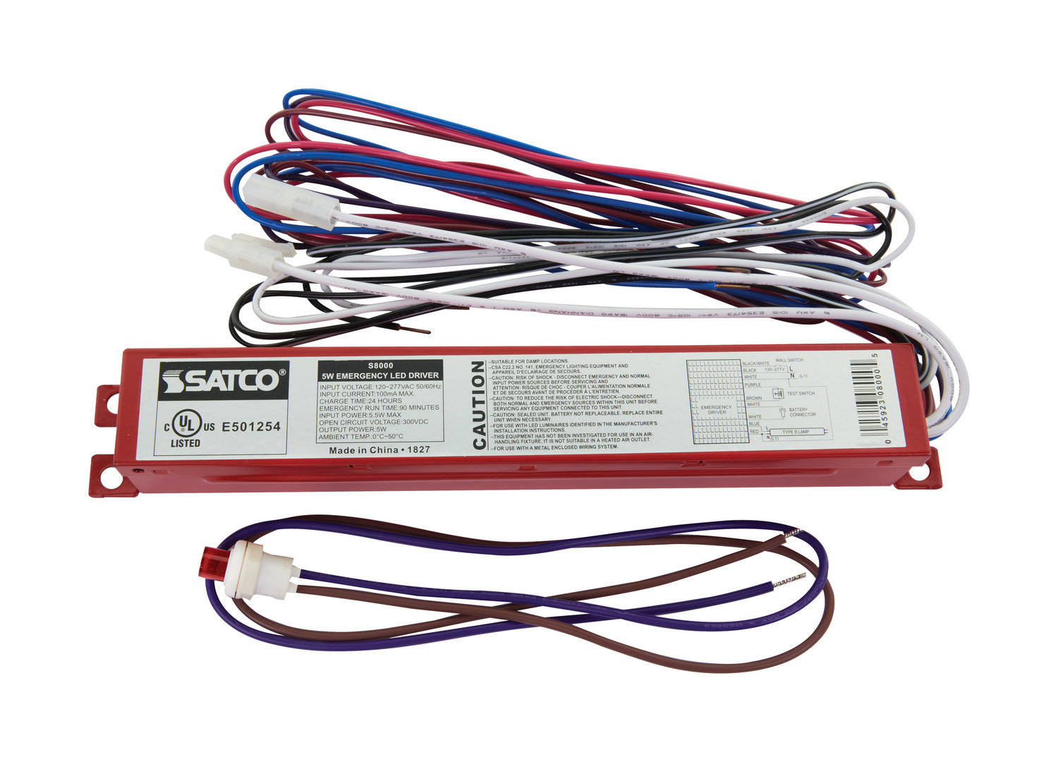 Satco - S8002 - LED Driver - Red