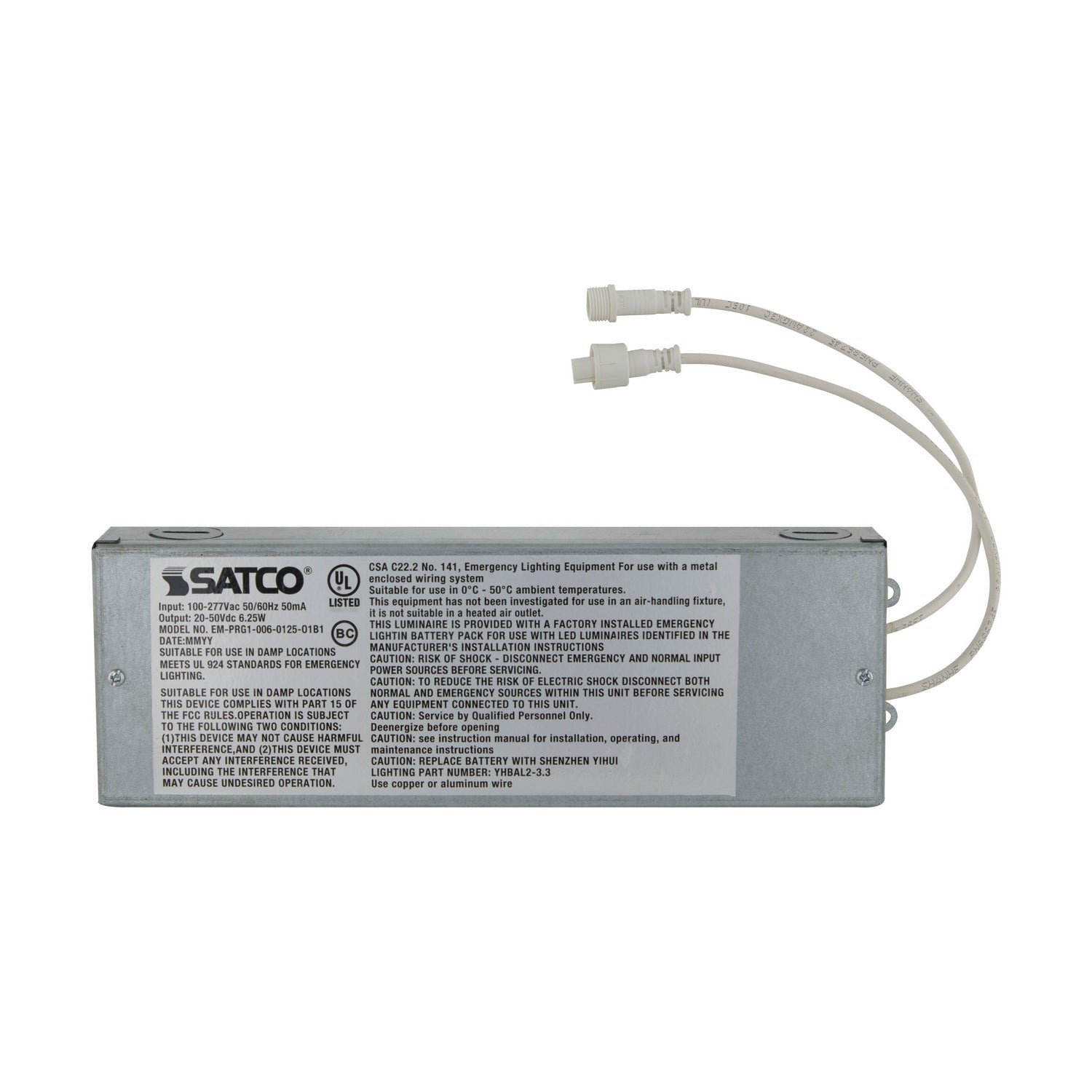 Satco - S8003 - Led/Cdl Em Driver