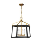 Carlow Four Light Lantern in Midnight Black