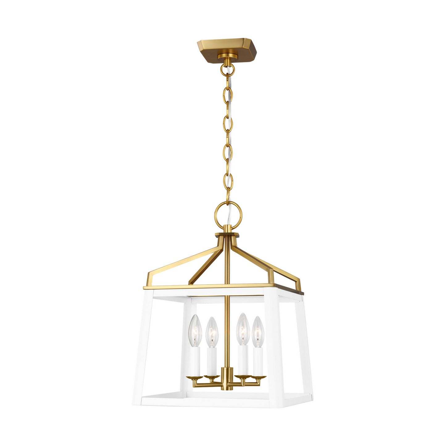 Carlow Four Light Lantern in Matte White