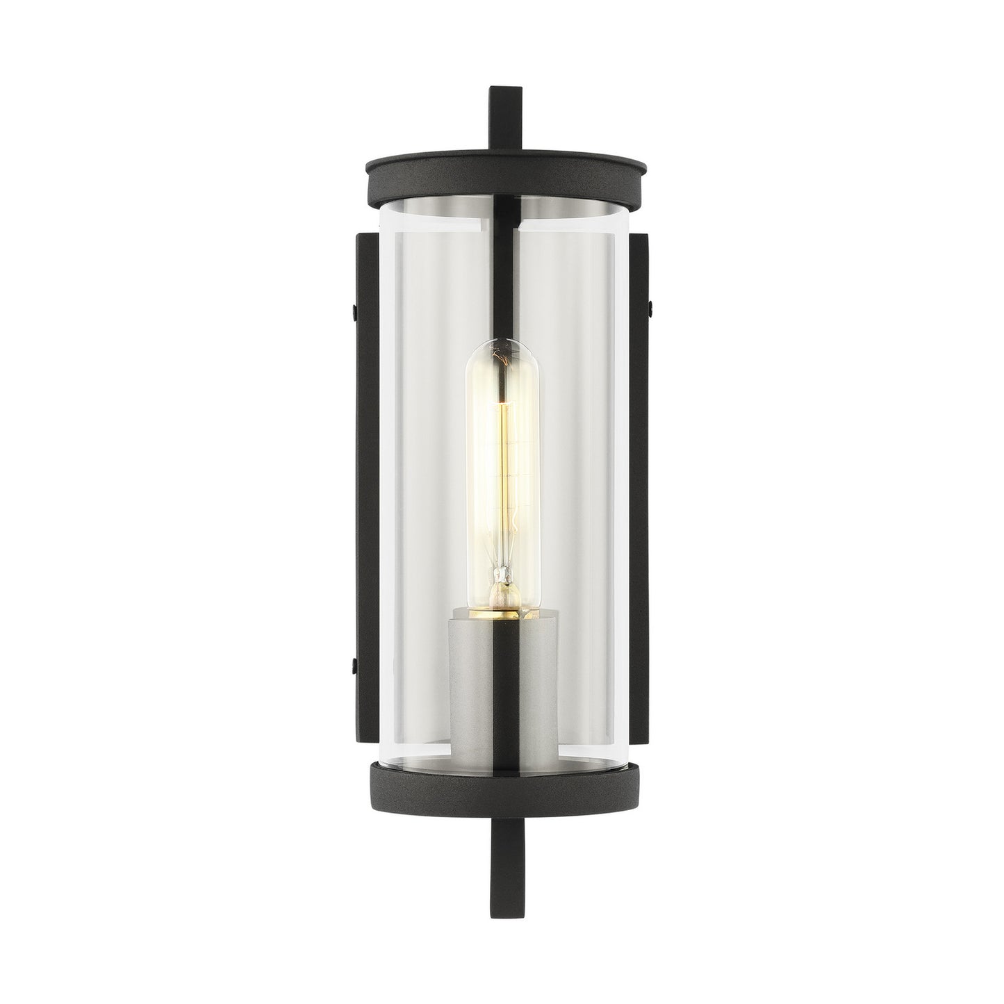 Eastham One Light Wall Lantern in Textured Black