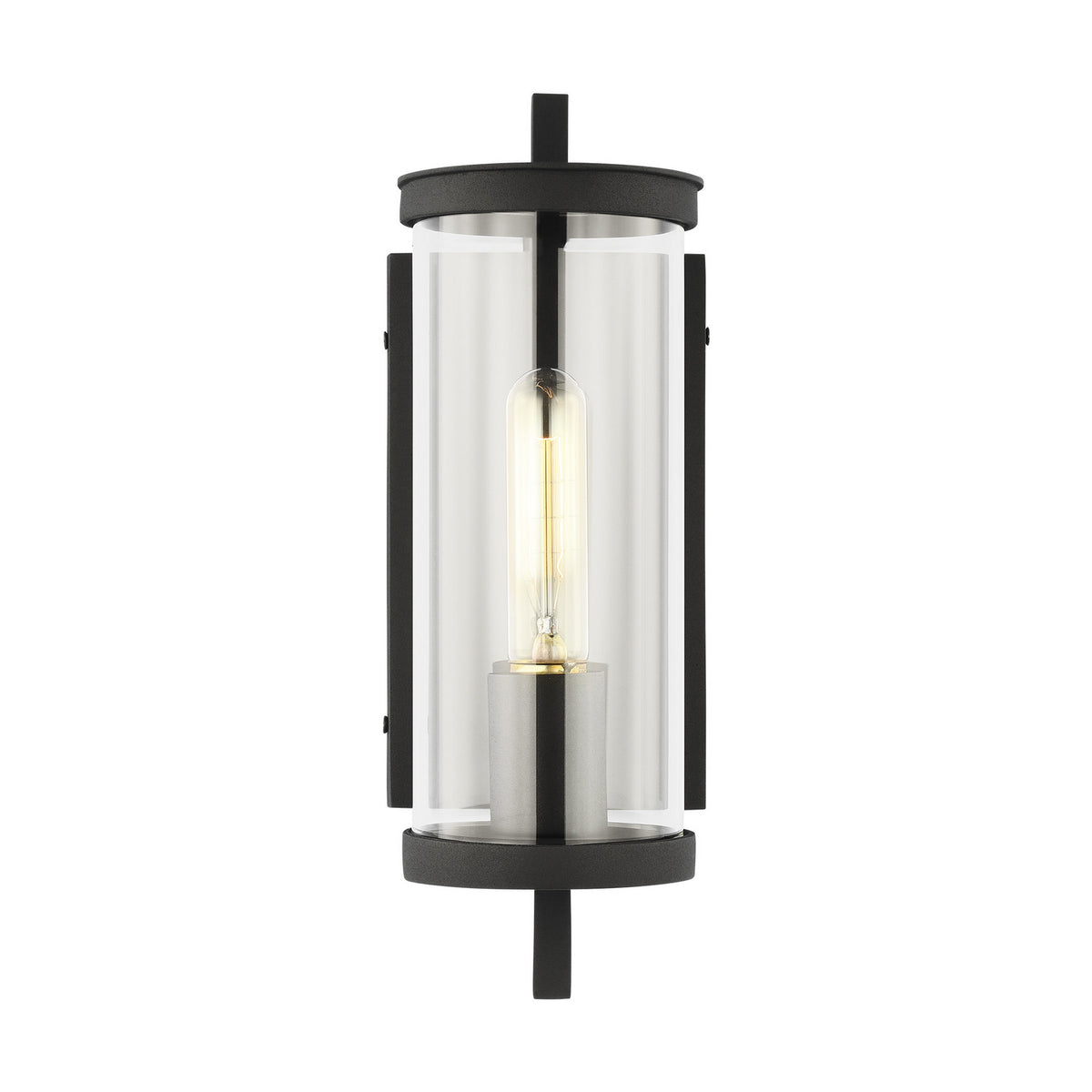 Eastham One Light Wall Lantern in Textured Black