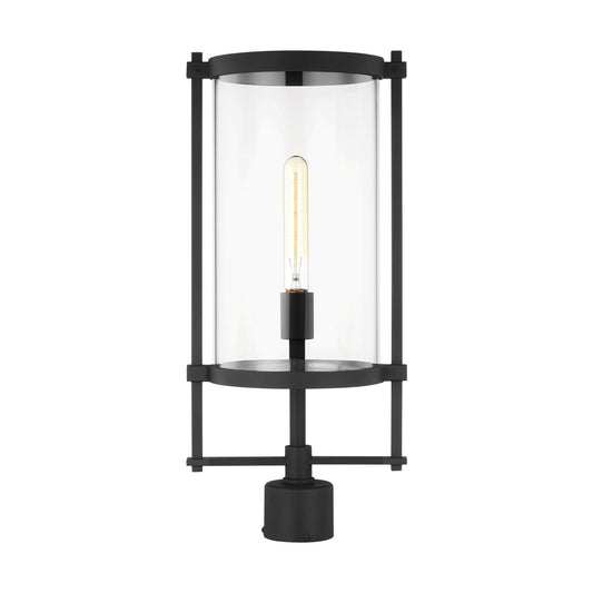 Eastham One Light Outdoor Post Lantern in Textured Black