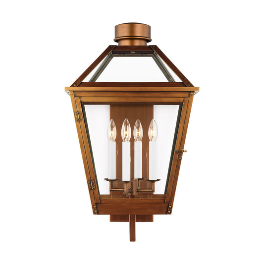 Hyannis Four Light Lantern in Natural Copper