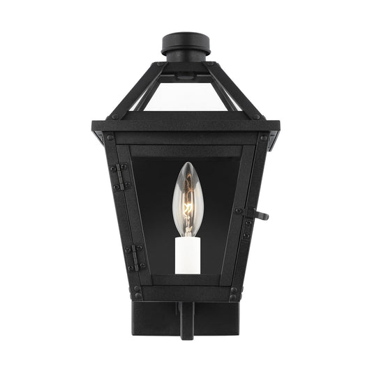 Hyannis One Light Wall Lantern in Textured Black