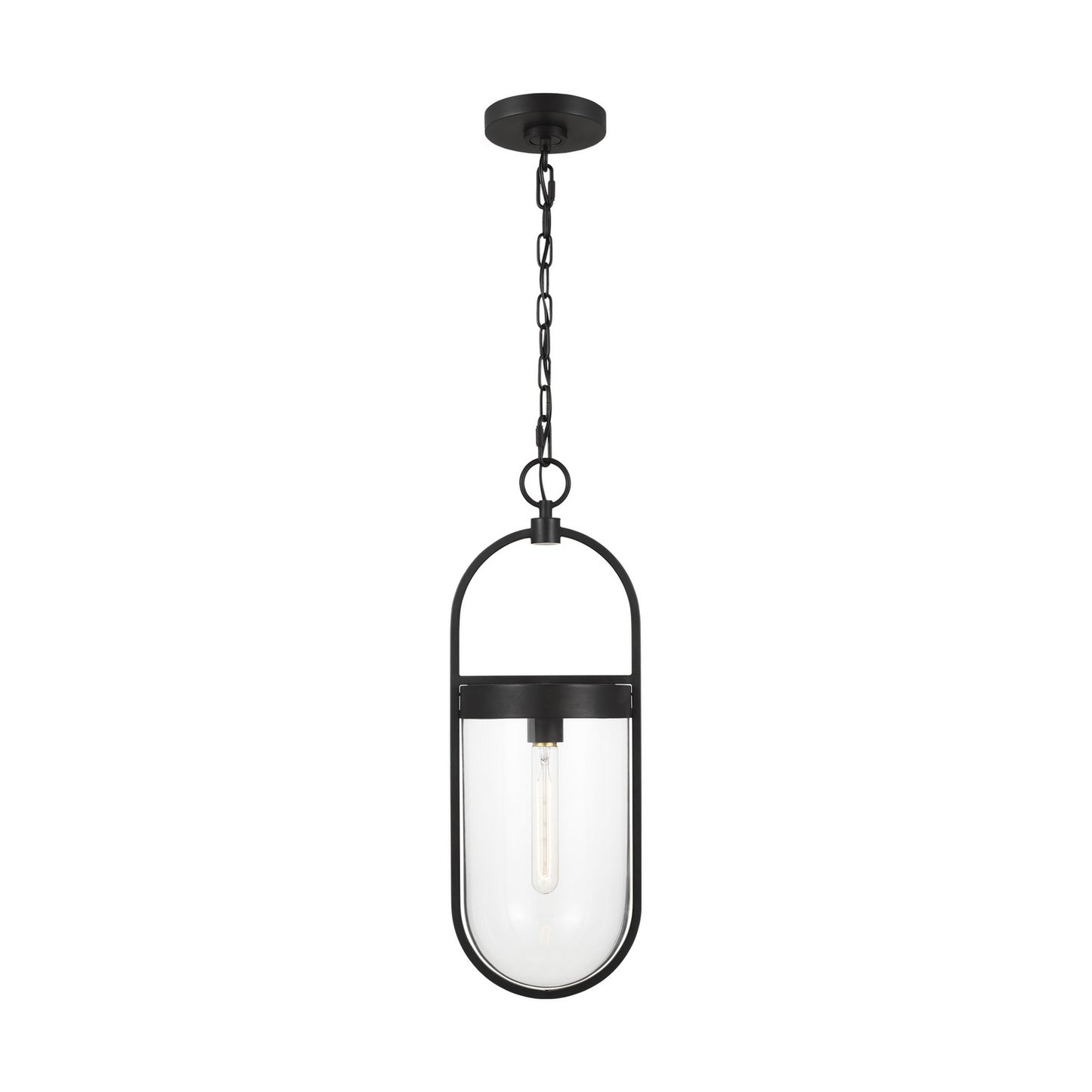 Blaine One Light Pendant in Aged Iron