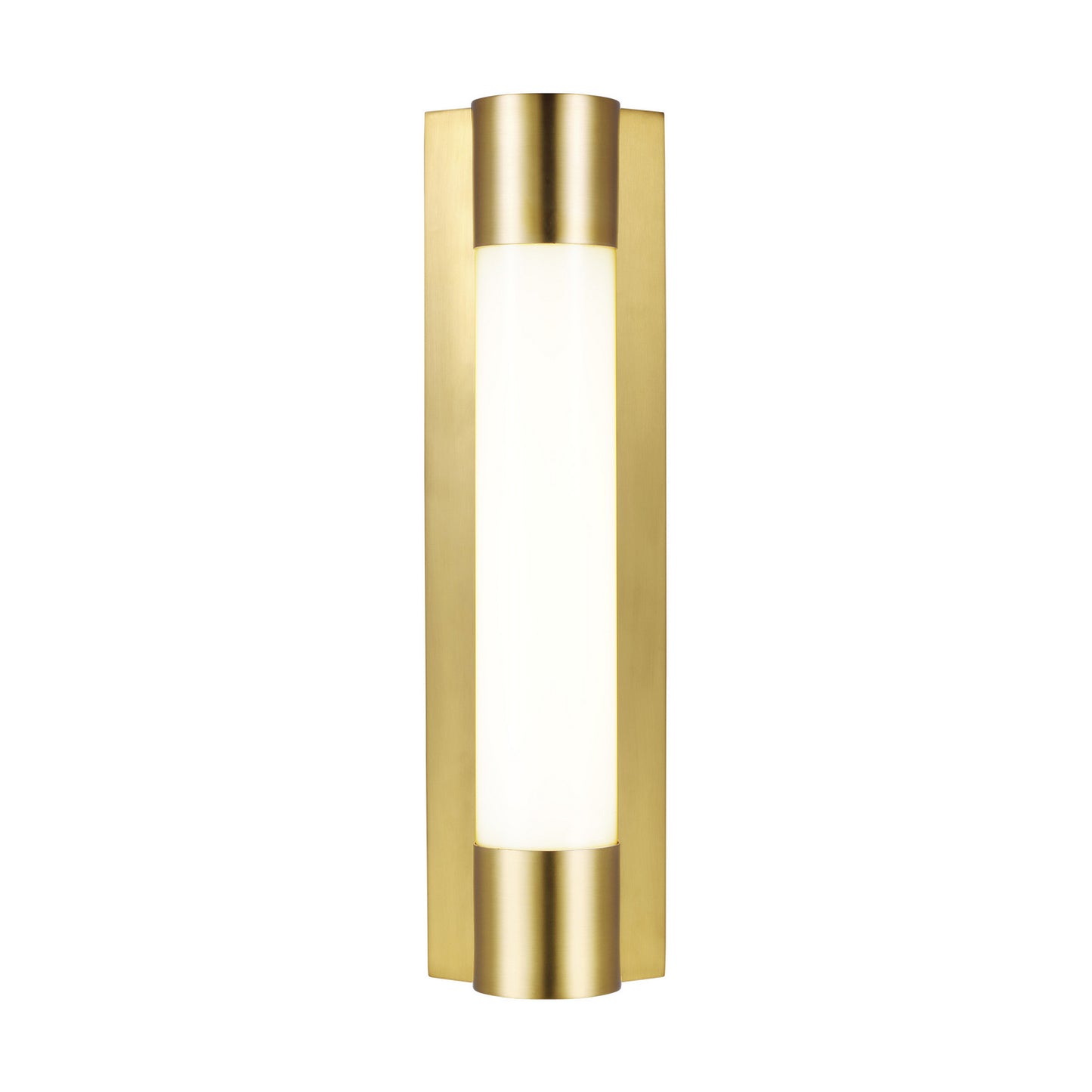 Loring LED Vanity in Burnished Brass