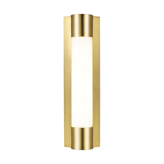 Loring LED Vanity in Burnished Brass