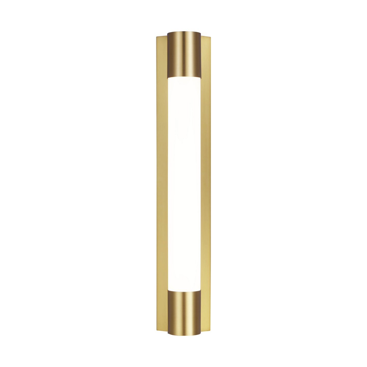 Loring LED Vanity in Burnished Brass
