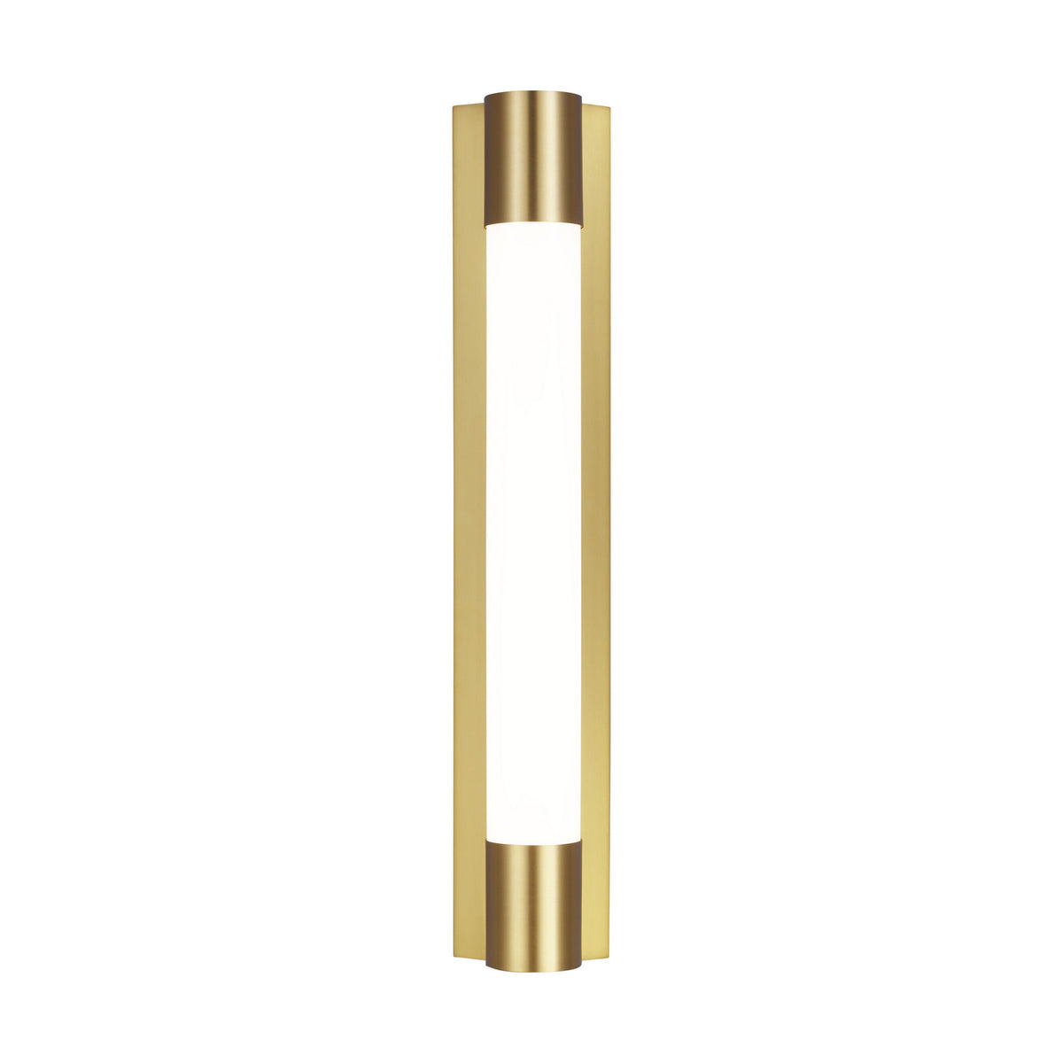 Loring LED Vanity in Burnished Brass