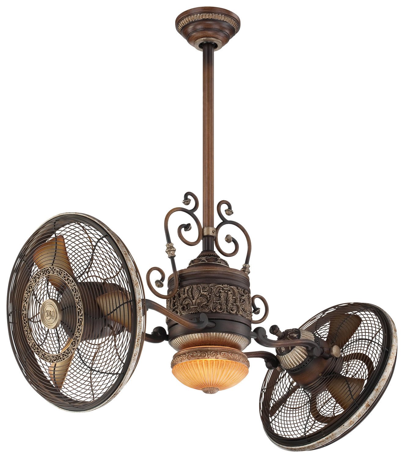 Traditional Gyro 42"Performance Fan in Belcaro Walnut