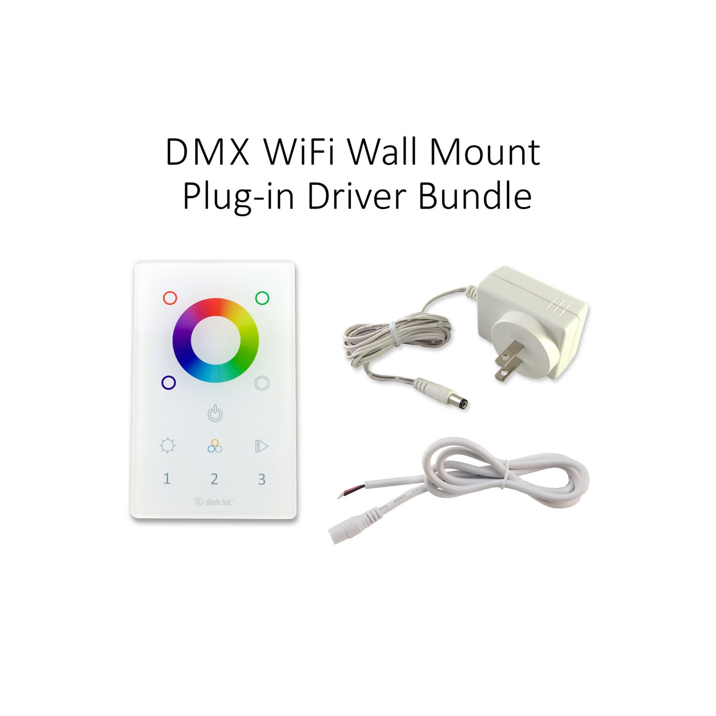 Diode LED - DI-KIT-DMX-WM3Z-PA - Wall Mount Plug-in Driver Bundle