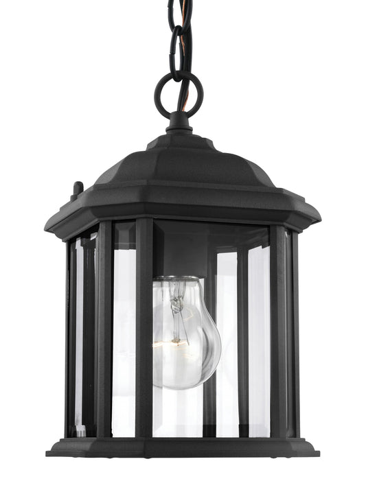 Generation Lighting - 60029-12 - One Light Outdoor Semi-Flush Convertible Pendant - Kent - Black