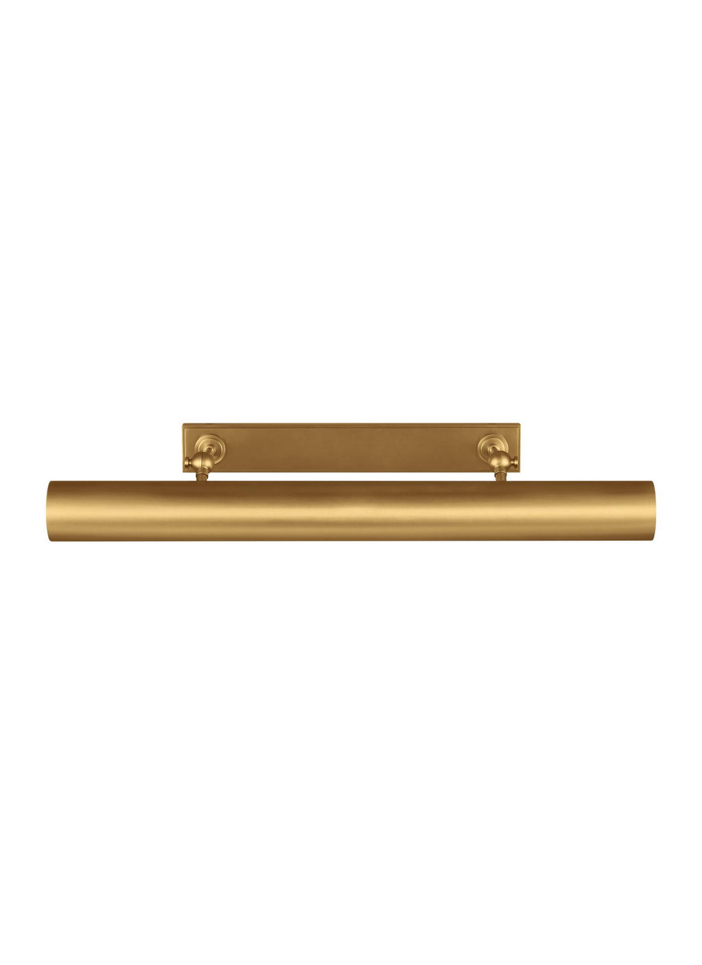Kenyon Two Light Picture Light in Burnished Brass