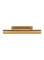 Kenyon Two Light Picture Light in Burnished Brass