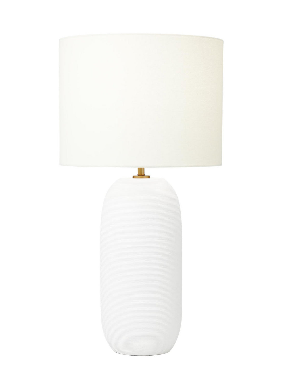 Fanny One Light Table Lamp in Matte White Ceramic