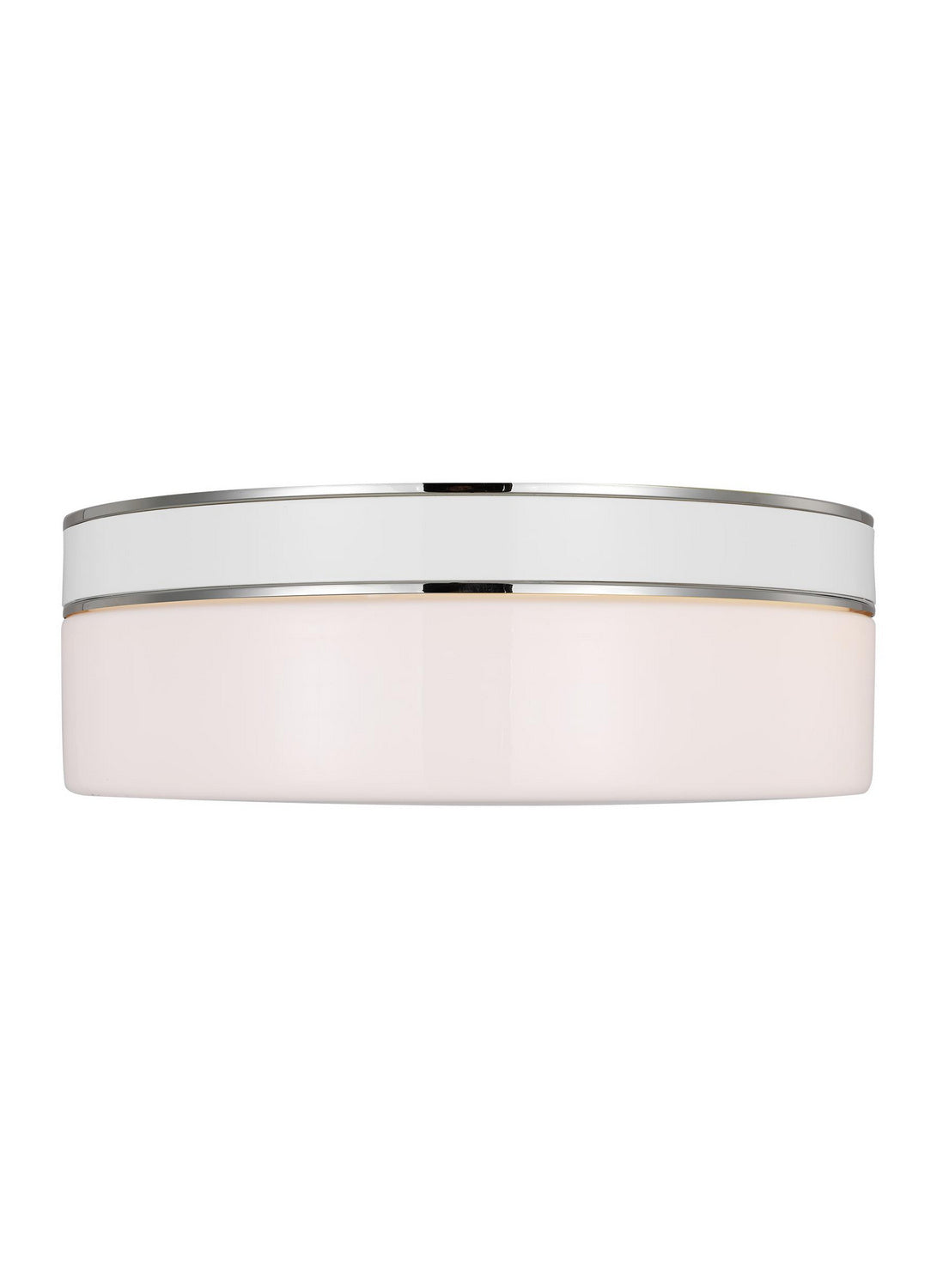 Monroe Two Light Flush Mount in Polished Nickel