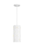 Dottie One Light Pendant in Matte White