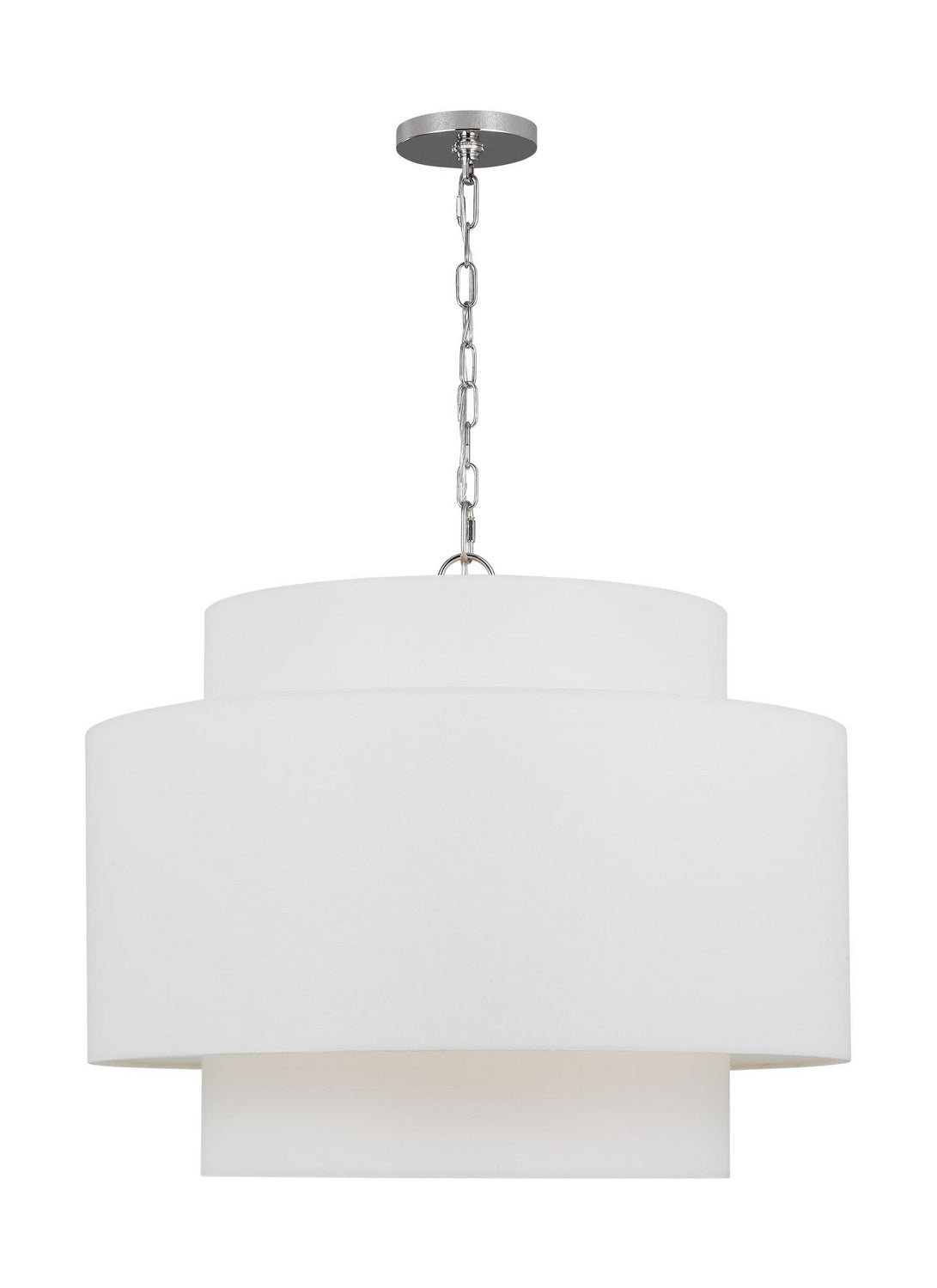 Sawyer Three Light Pendant in Polished Nickel