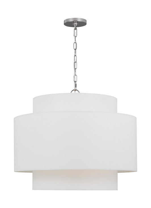 Sawyer Three Light Pendant in Polished Nickel