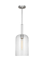 Monroe One Light Pendant in Polished Nickel