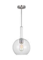 Monroe One Light Pendant in Polished Nickel