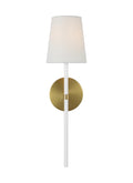 Monroe One Light Wall Sconce in Burnished Brass