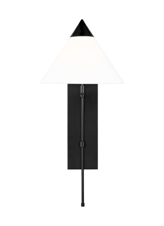 Franklin One Light Wall Sconce in Deep Bronze
