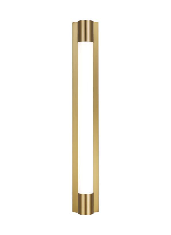 Loring LED Vanity in Burnished Brass