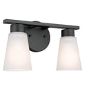 Stamos Two Light Bath in Black